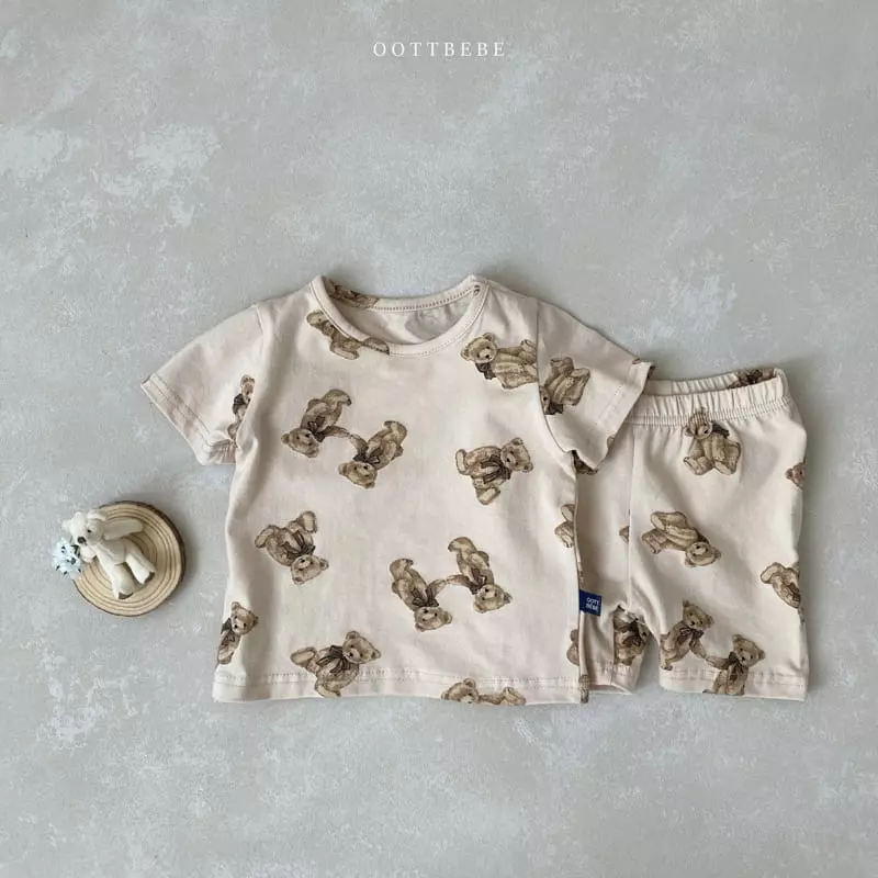 Oott Bebe - Korean Children Fashion - #childofig - Bear Doll Easywear - 2