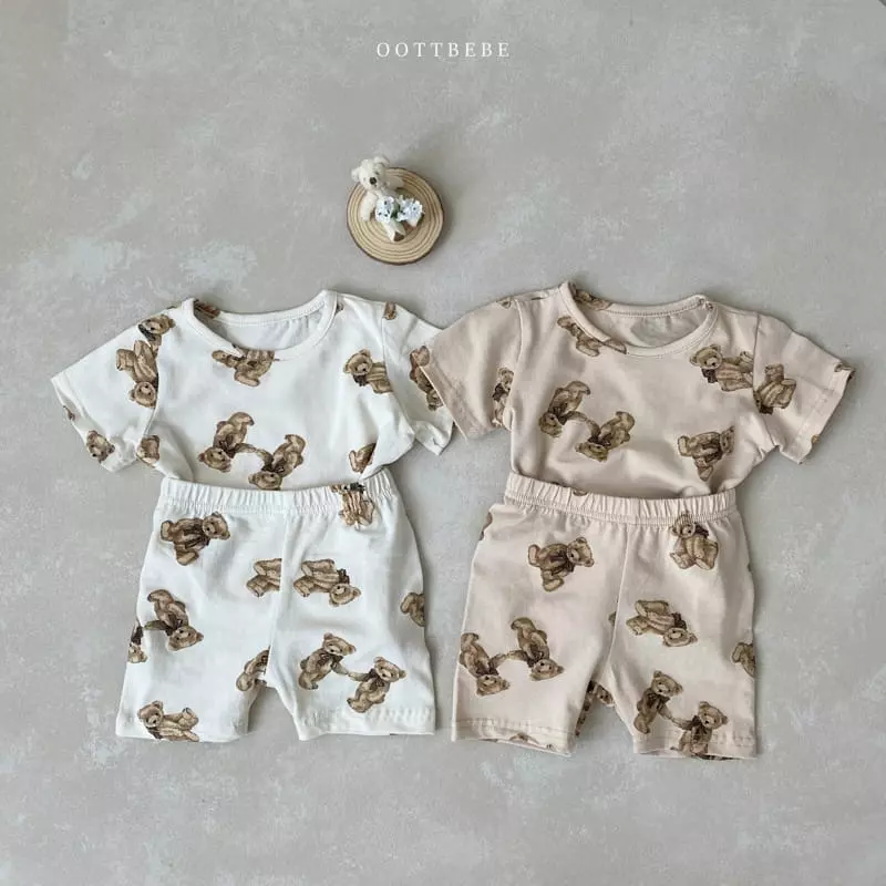 Oott Bebe - Korean Children Fashion - #childofig - Bear Doll Easywear - 3