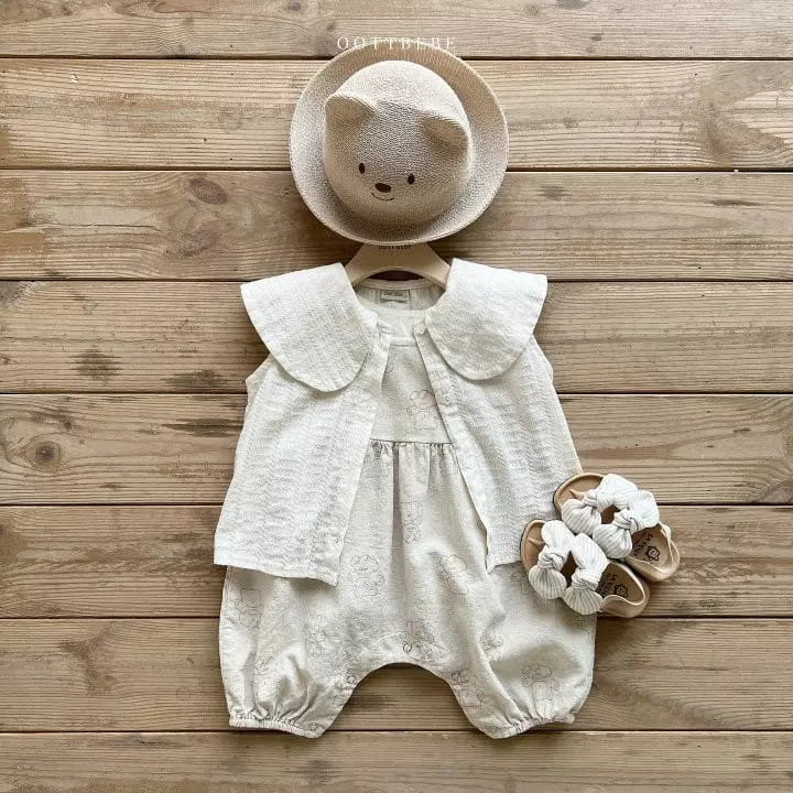 Oott Bebe - Korean Children Fashion - #childofig - Circle Sleeveless Blouse - 9