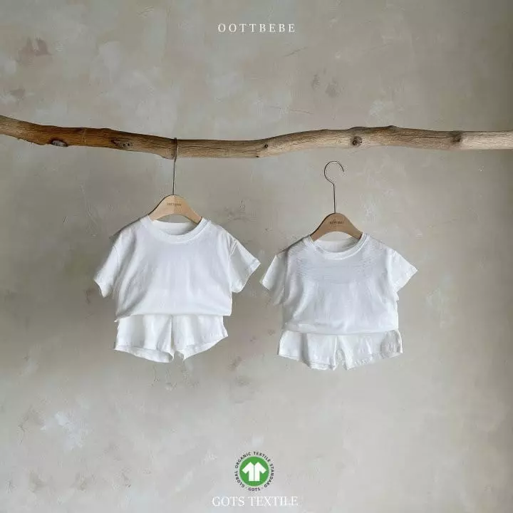 Oott Bebe - Korean Children Fashion - #childofig - Pure Organic Top Bottom Set - 6