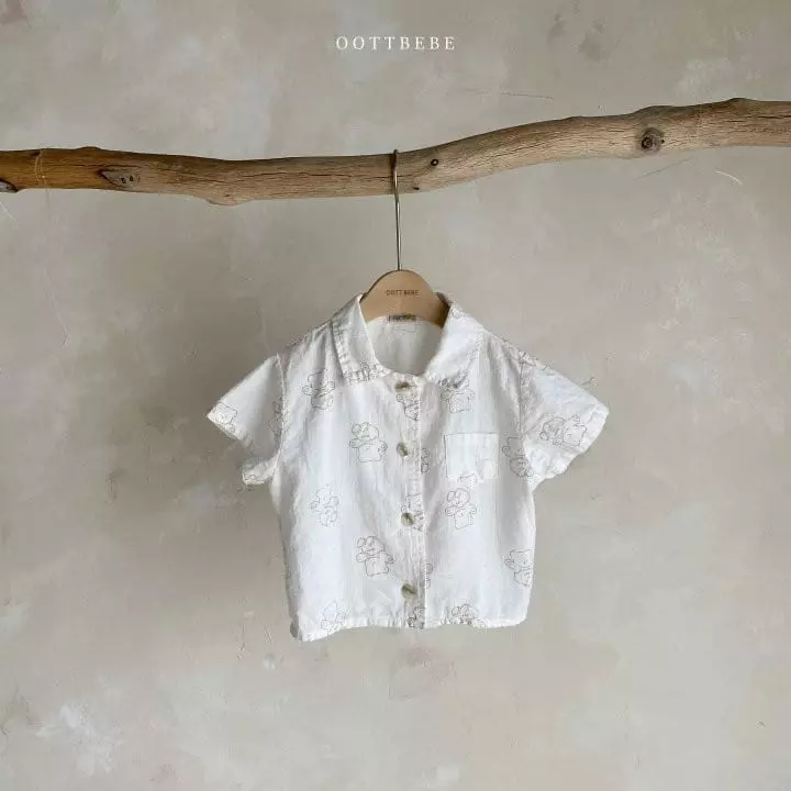 Oott Bebe - Korean Children Fashion - #childrensboutique - Crayon Teddy Shirt