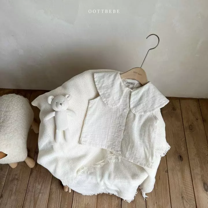 Oott Bebe - Korean Children Fashion - #childrensboutique - Circle Sleeveless Blouse - 10