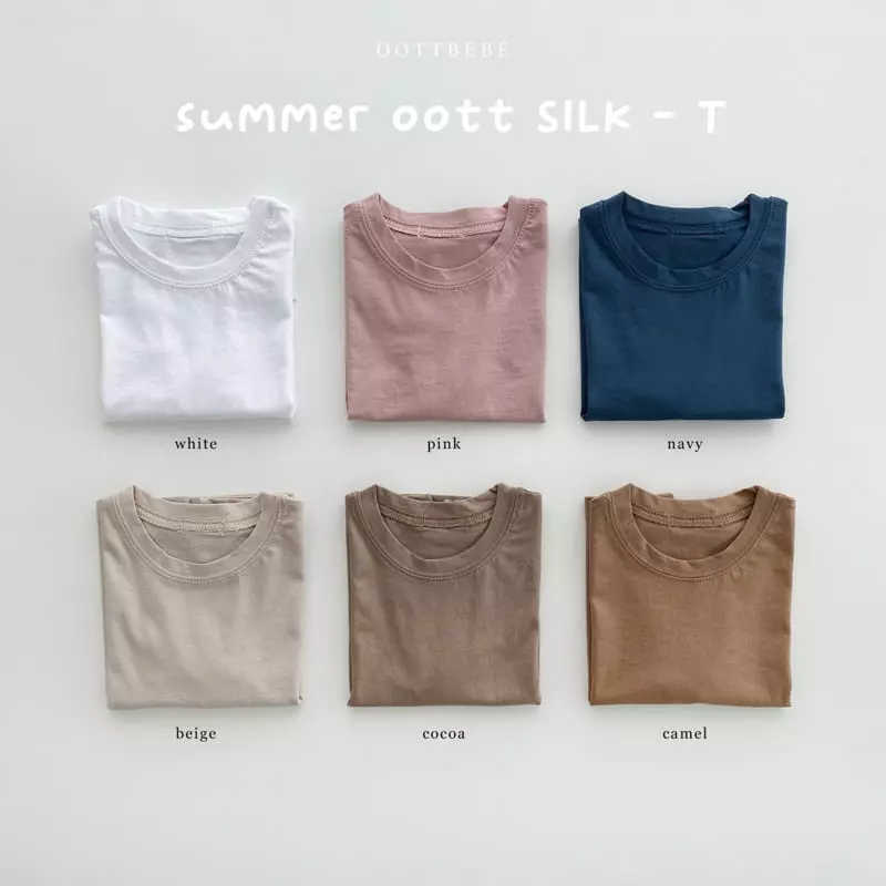 Oott Bebe - Korean Children Fashion - #designkidswear - Summer Silket Tee - 12
