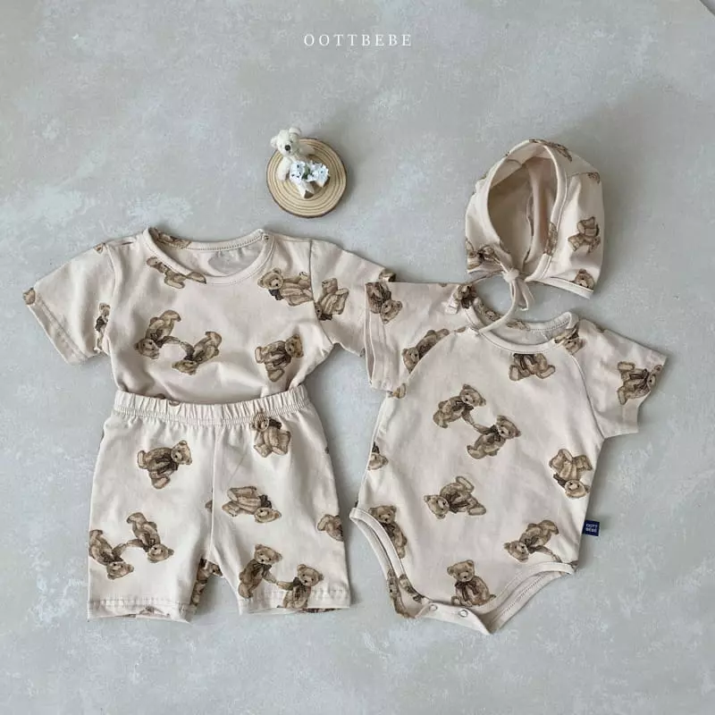 Oott Bebe - Korean Children Fashion - #designkidswear - Bear Doll Easywear - 5