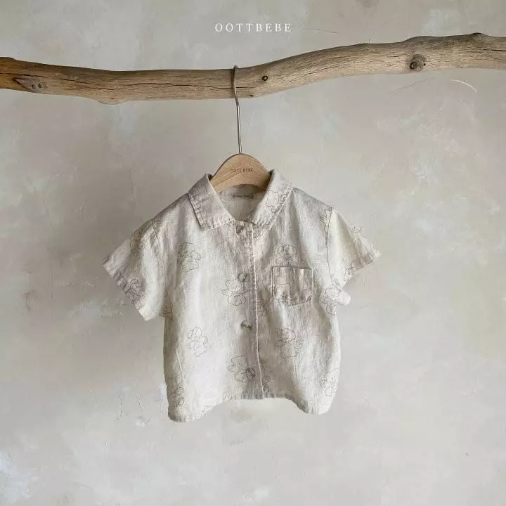 Oott Bebe - Korean Children Fashion - #designkidswear - Crayon Teddy Shirt - 2