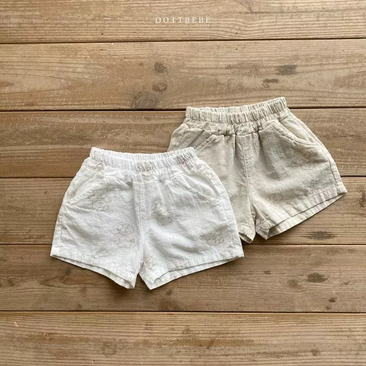Oott Bebe - Korean Children Fashion - #designkidswear - Crayon Teddy Pants
