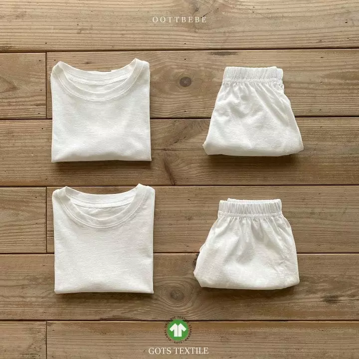 Oott Bebe - Korean Children Fashion - #discoveringself - Pure Organic Top Bottom Set - 10