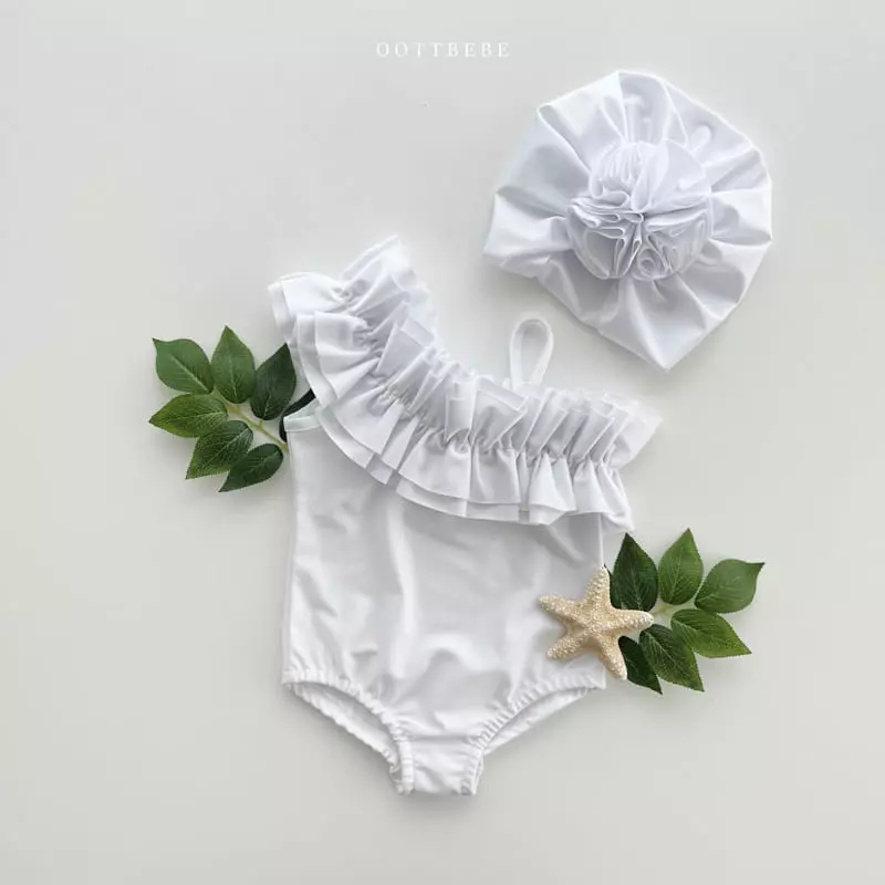 Oott Bebe - Korean Children Fashion - #fashionkids - Shoulder Frill Turban - 2