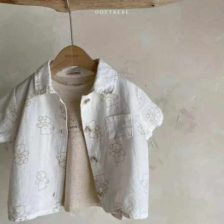 Oott Bebe - Korean Children Fashion - #discoveringself - Crayon Teddy Shirt - 4