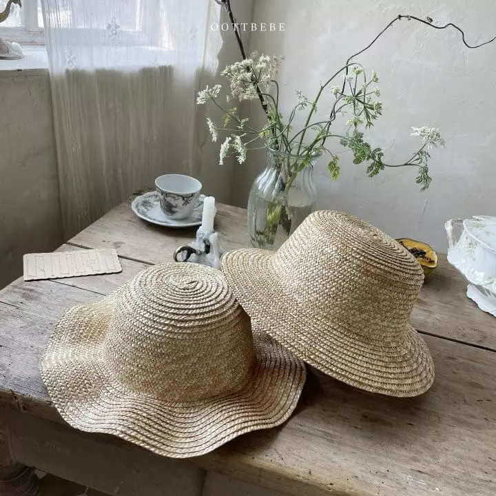 Oott Bebe - Korean Children Fashion - #fashionkids - Vacance Straw Hat