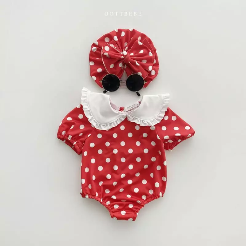 Oott Bebe - Korean Children Fashion - #kidsshorts - Dot Turban - 6