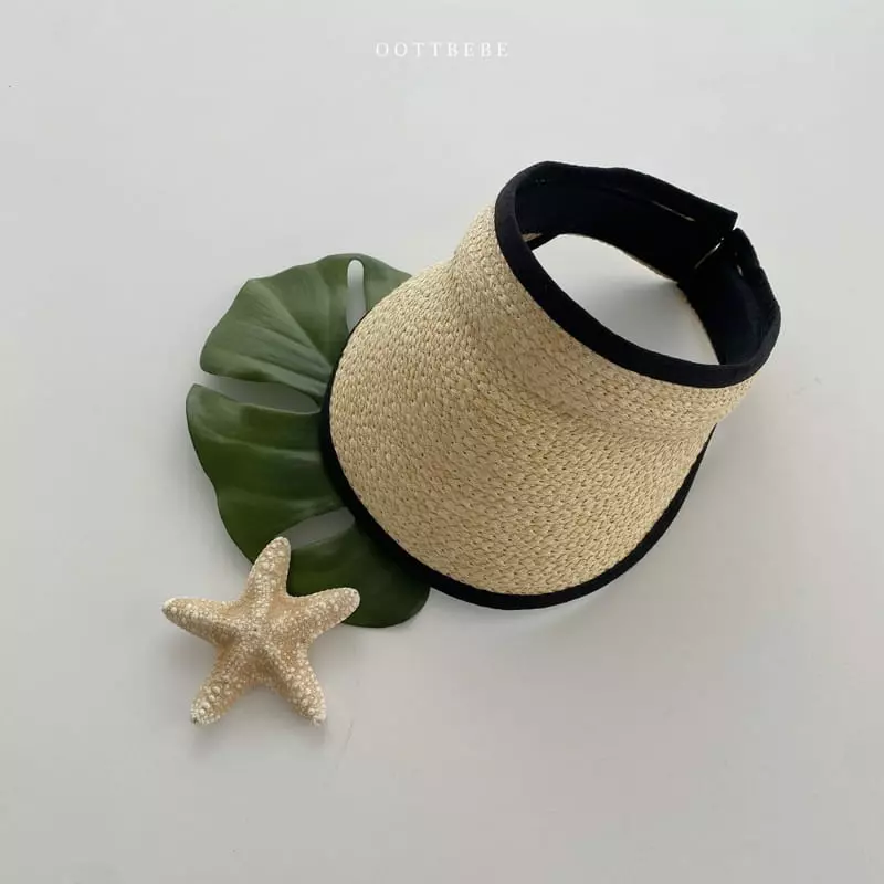 Oott Bebe - Korean Children Fashion - #kidsshorts - Straw Sun Cap - 5