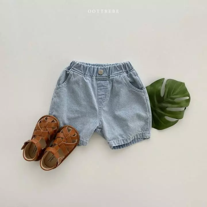 Oott Bebe - Korean Children Fashion - #kidsshorts - Vivi Denim Jeans - 6