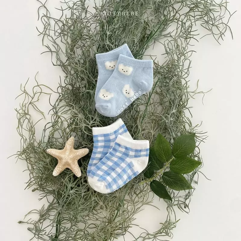 Oott Bebe - Korean Children Fashion - #kidsstore - Vacance Socks Set