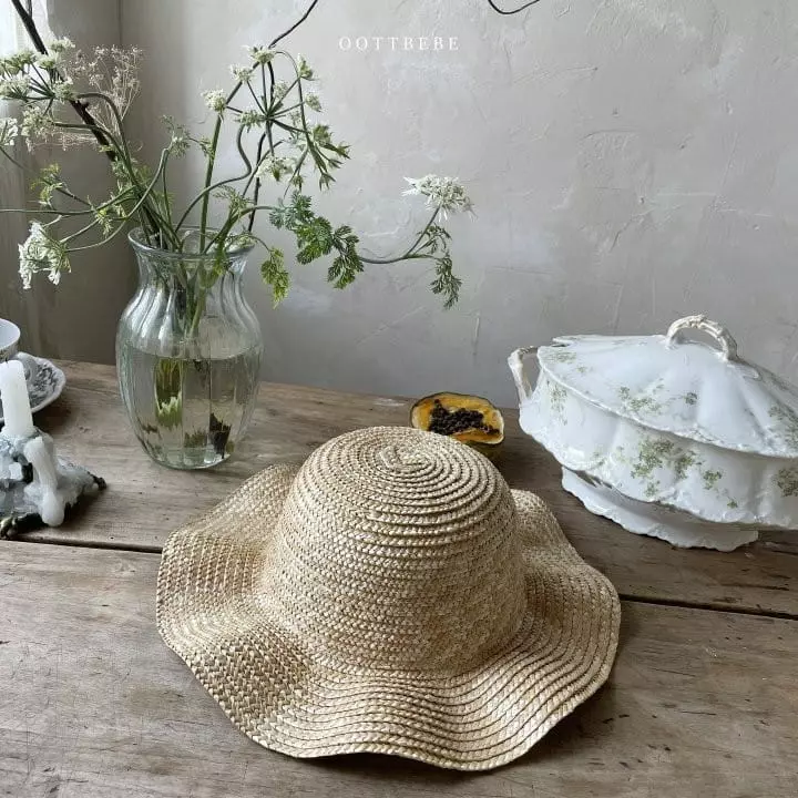 Oott Bebe - Korean Children Fashion - #kidsstore - Vacance Straw Hat - 3