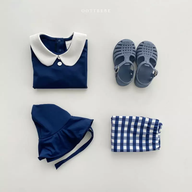 Oott Bebe - Korean Children Fashion - #kidzfashiontrend - Collar Gentleman Rashguard - 9