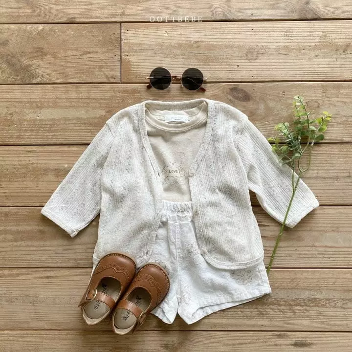 Oott Bebe - Korean Children Fashion - #kidzfashiontrend - Vintage Petit Cardigan