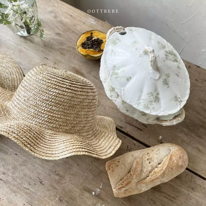 Oott Bebe - Korean Children Fashion - #kidsstore - Vacance Straw Hat - 4