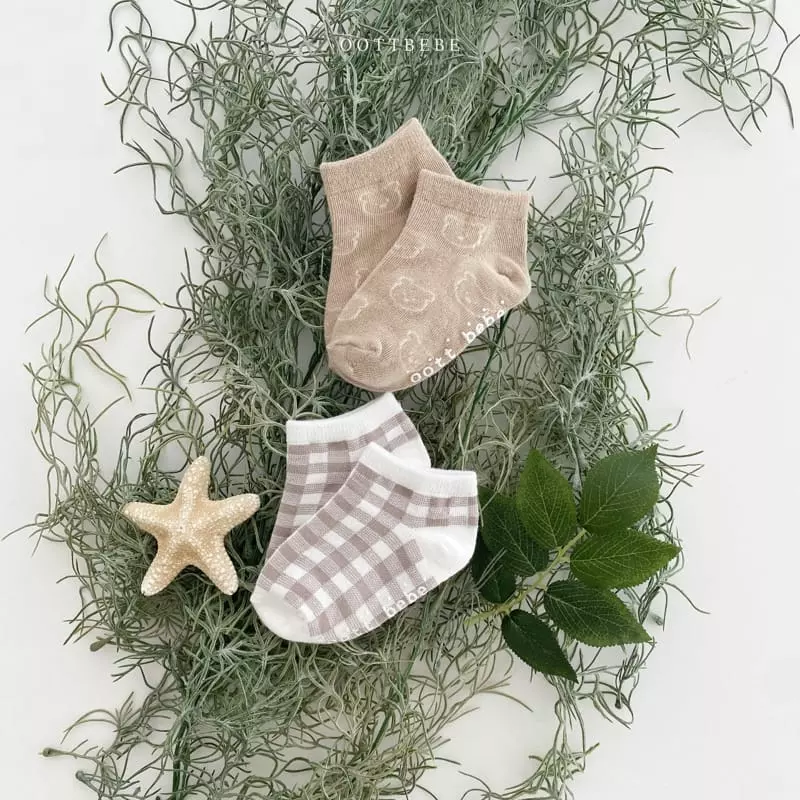 Oott Bebe - Korean Children Fashion - #Kfashion4kids - Vacance Socks Set - 4