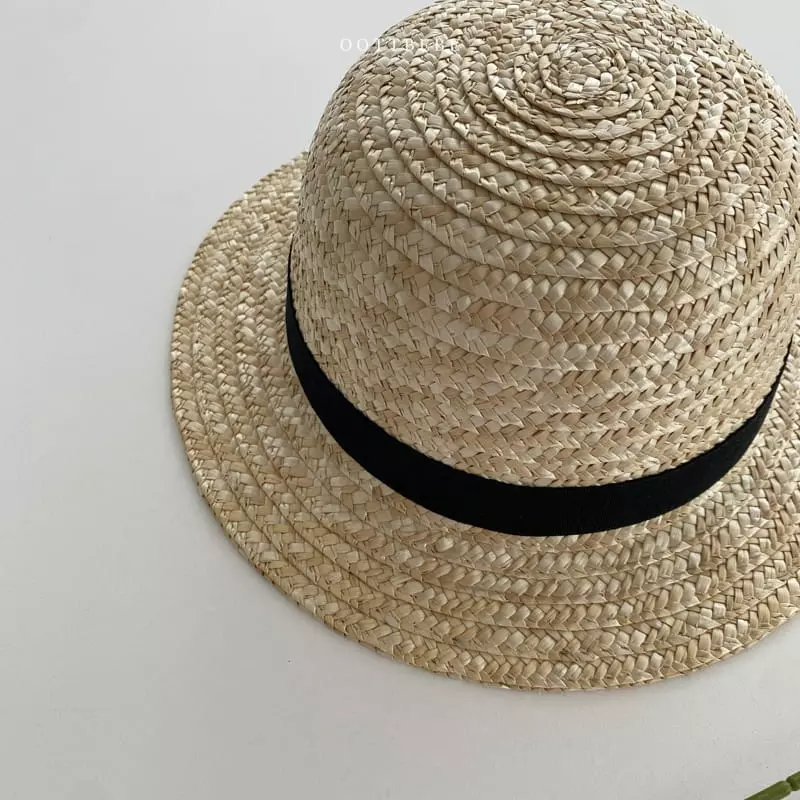 Oott Bebe - Korean Children Fashion - #littlefashionista - Love Straw Hat - 7