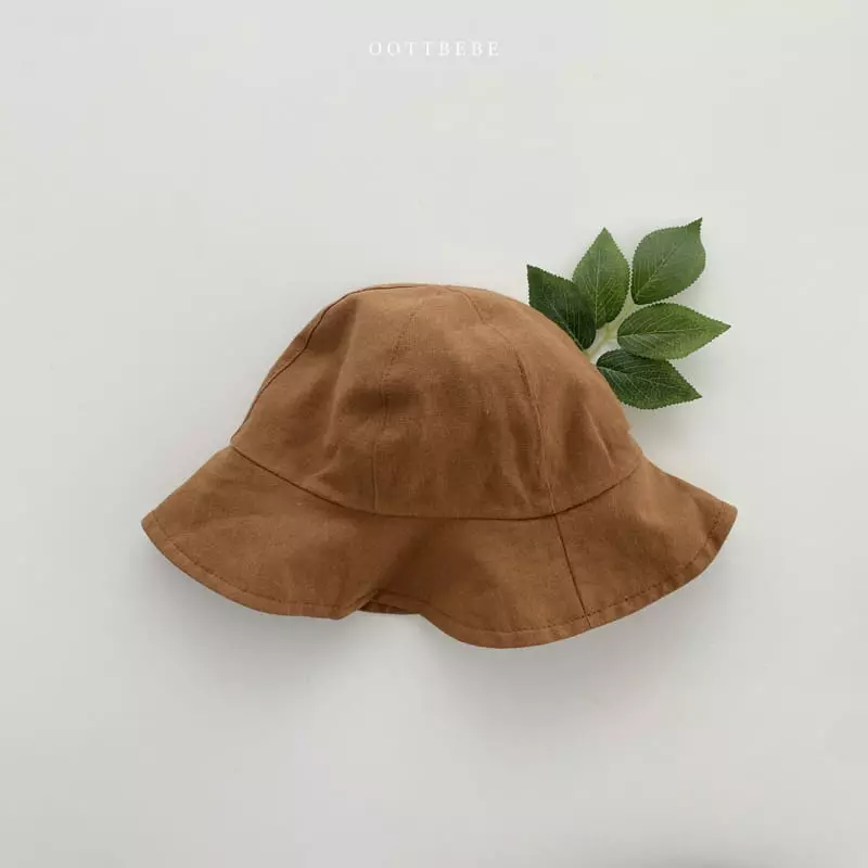 Oott Bebe - Korean Children Fashion - #littlefashionista - Linen Summer Bucket Hat - 5