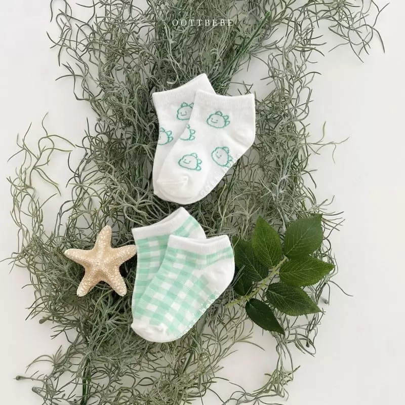 Oott Bebe - Korean Children Fashion - #magicofchildhood - Vacance Socks Set - 5