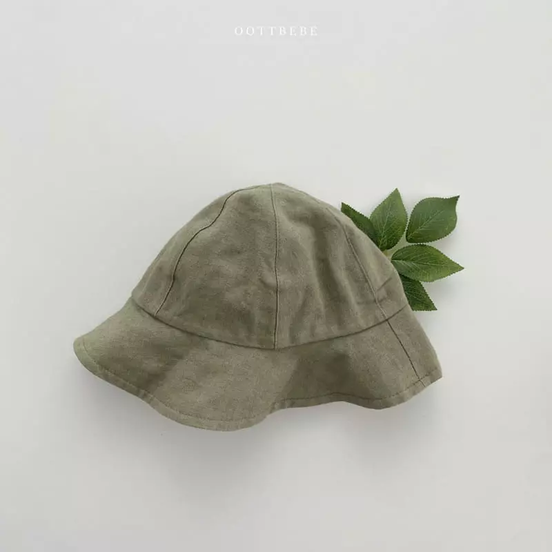 Oott Bebe - Korean Children Fashion - #magicofchildhood - Linen Summer Bucket Hat - 6