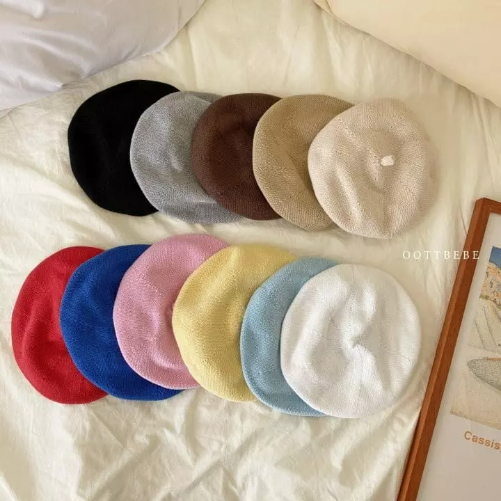 Oott Bebe - Korean Children Fashion - #magicofchildhood - Oott Beret Beret Hat - 3