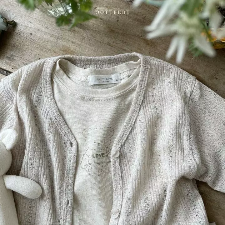 Oott Bebe - Korean Children Fashion - #littlefashionista - Vintage Petit Cardigan - 4