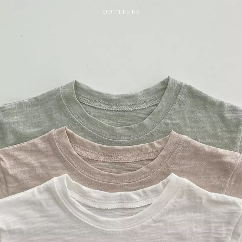 Oott Bebe - Korean Children Fashion - #minifashionista - Doft Slub Tee - 8