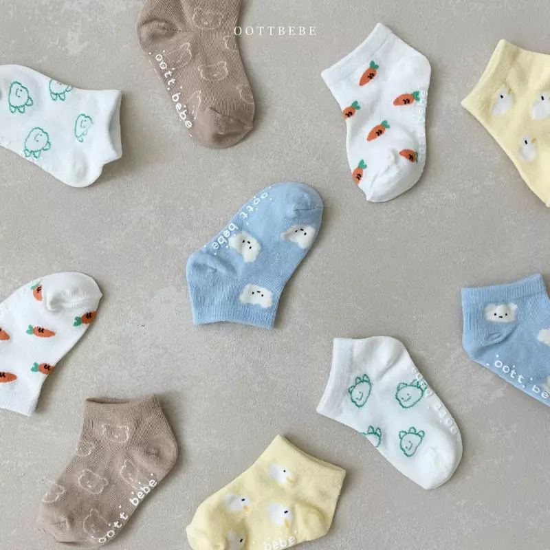 Oott Bebe - Korean Children Fashion - #minifashionista - Vacance Socks Set - 6