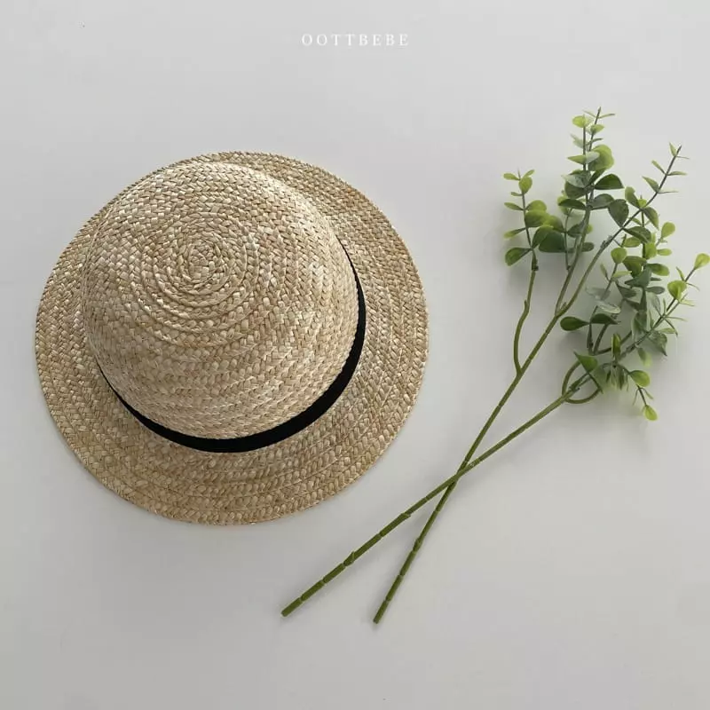 Oott Bebe - Korean Children Fashion - #minifashionista - Love Straw Hat - 9