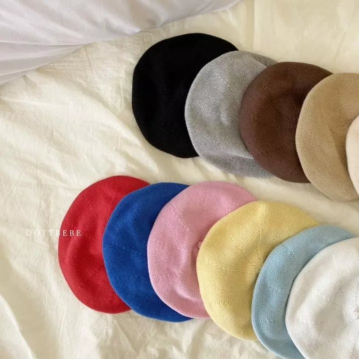 Oott Bebe - Korean Children Fashion - #magicofchildhood - Oott Beret Beret Hat - 4