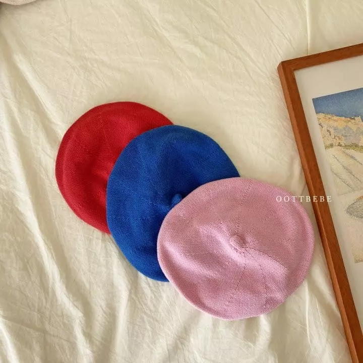 Oott Bebe - Korean Children Fashion - #prettylittlegirls - Oott Beret Beret Hat - 5