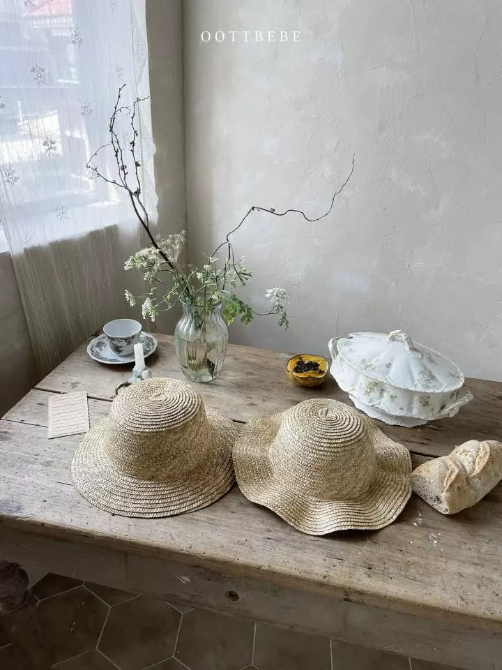 Oott Bebe - Korean Children Fashion - #prettylittlegirls - Vacance Straw Hat - 9