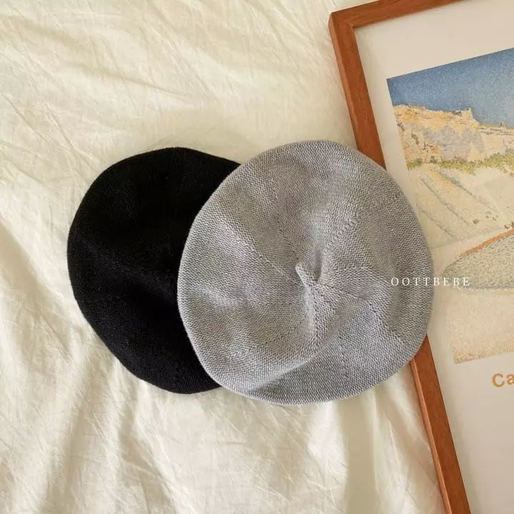 Oott Bebe - Korean Children Fashion - #stylishchildhood - Oott Beret Beret Hat - 8