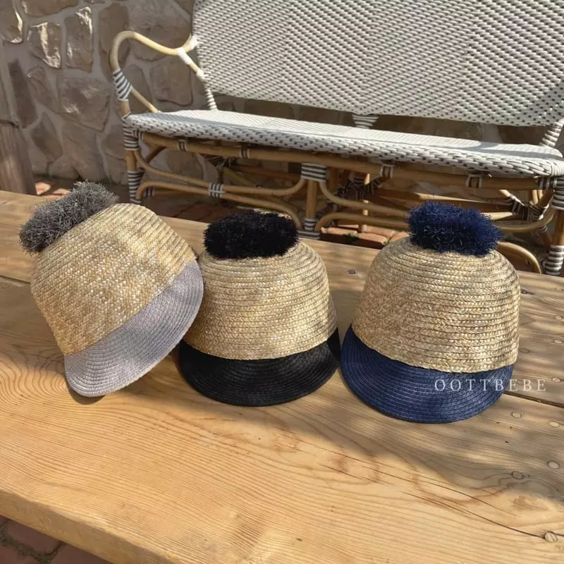 Oott Bebe - Korean Children Fashion - #todddlerfashion - Bell Straw Hat - 2