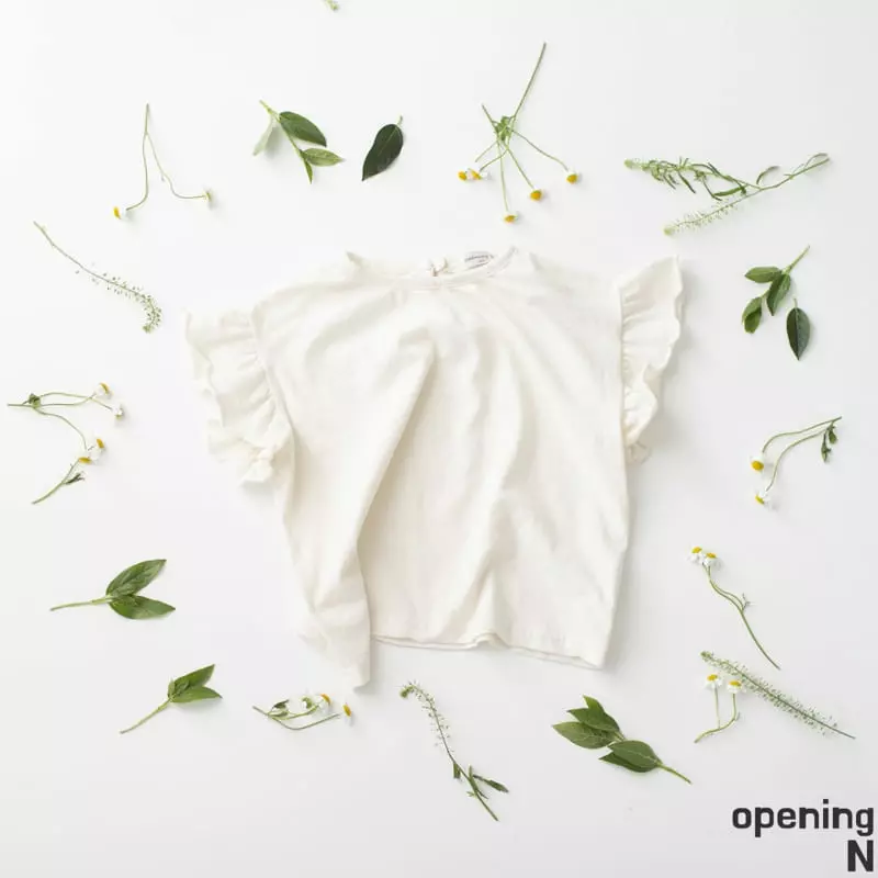 Opening & - Korean Children Fashion - #childofig - Gangyon Frill Top