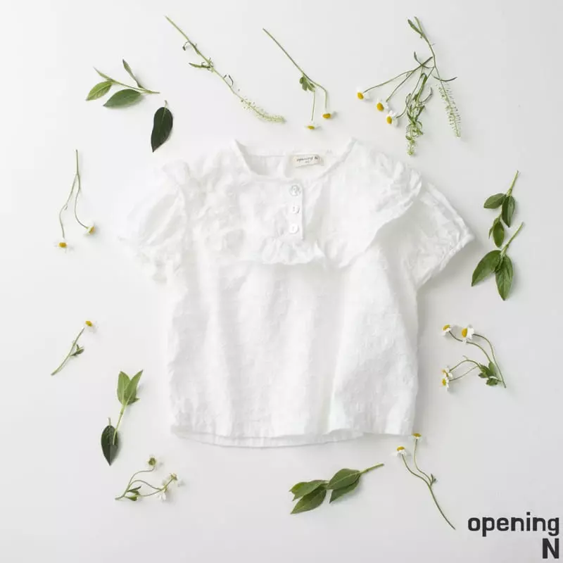Opening & - Korean Children Fashion - #childofig - Cherry Blossom Blouse
