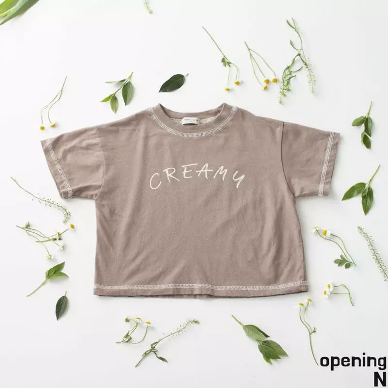 Opening & - Korean Children Fashion - #fashionkids - Creamy Top