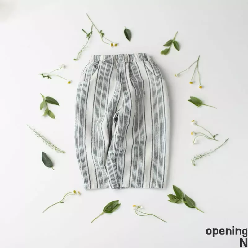 Opening & - Korean Children Fashion - #kidsshorts - Summer Stripes Pants