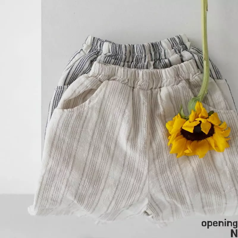 Opening & - Korean Children Fashion - #kidsstore - Summer Stripes Pants - 2