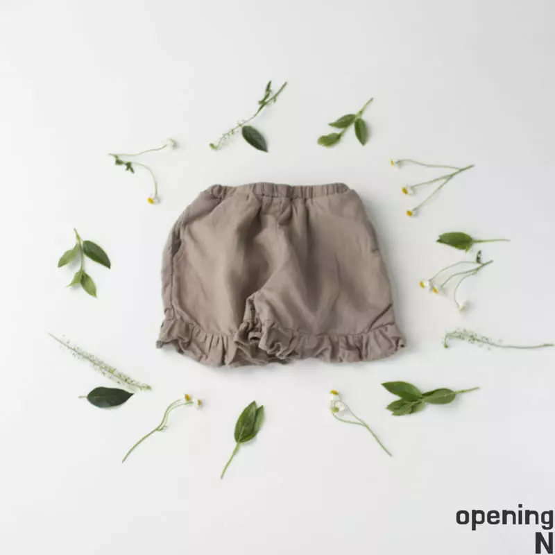 Opening & - Korean Children Fashion - #kidsstore - Linen Frill Pants