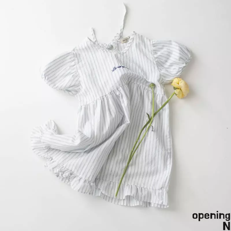 Opening & - Korean Children Fashion - #littlefashionista - Yogurt One-piece - 2