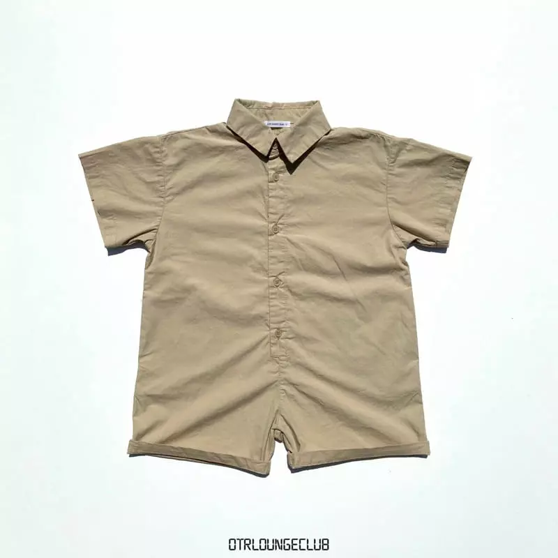 Otr - Korean Children Fashion - #kidsshorts - Roll-up Jumpsuit - 3