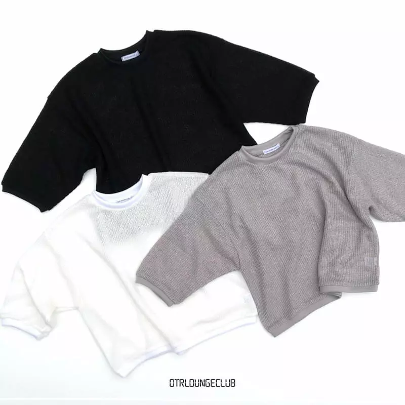 Otr - Korean Children Fashion - #kidsshorts - Melt Knit Tee - 4