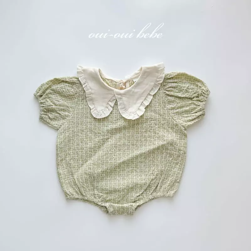 Oui Oui - Korean Baby Fashion - #onlinebabyshop - Bebe Adel Bodysuit - 4