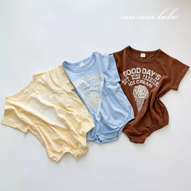 Oui Oui - Korean Baby Fashion - #babyfever - Bebe Soft Bodysuit - 8