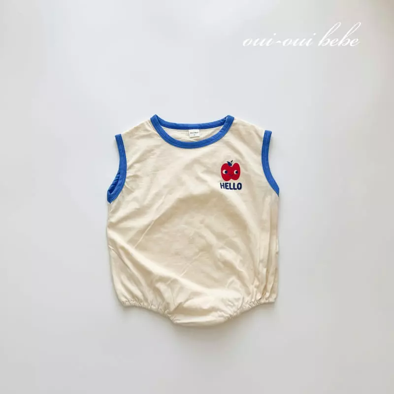 Oui Oui - Korean Baby Fashion - #onlinebabyboutique - Bebe Ami Bodysuit - 3