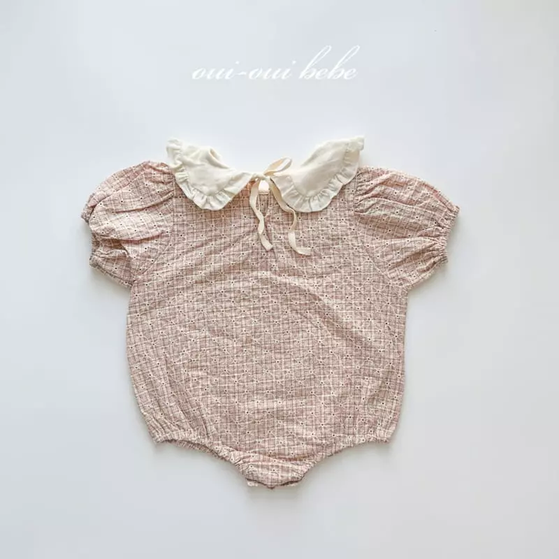 Oui Oui - Korean Baby Fashion - #onlinebabyboutique - Bebe Adel Bodysuit - 2